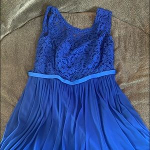 Blue bridesmaid dress
